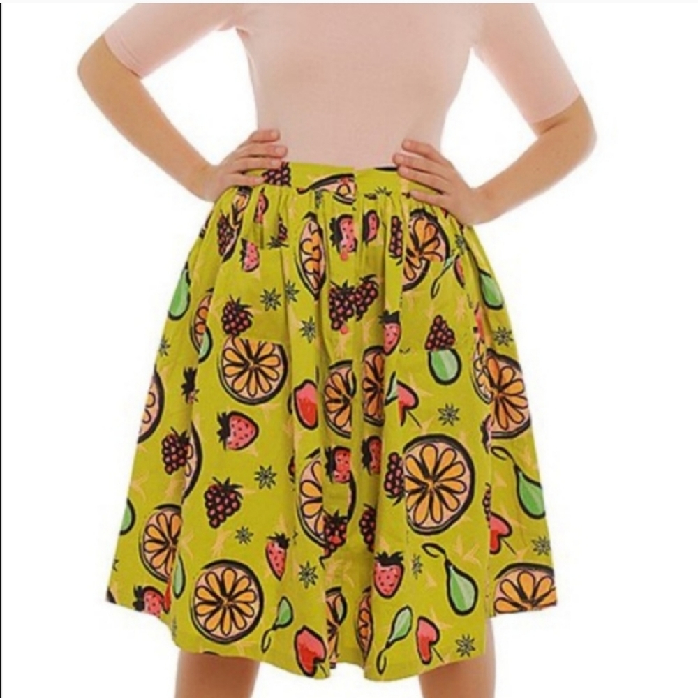 Myrtle Green Fruit Skirt